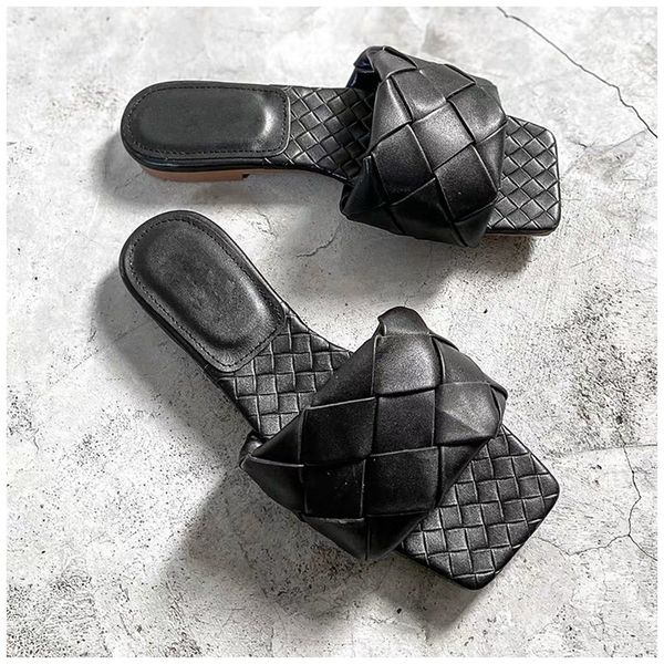 2020 женщины сандал open toe плоский повседневный слайды новые тапочки weave кожа лето открытый пляж женщина вьетнамки, Black
2020 женщины сандал open toe плоский повседневный слайды новые тапочки weave кожа лето открытый пляж женщина вьетнамки, Black