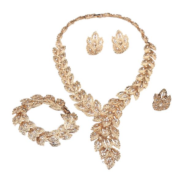 earrings & necklace women wedding jewelry sets brides gold color costume earring fashion african bridal statement choker set, Silver
earrings & necklace women wedding jewelry sets brides gold color costume earring fashion african bridal statement choker set, Silver