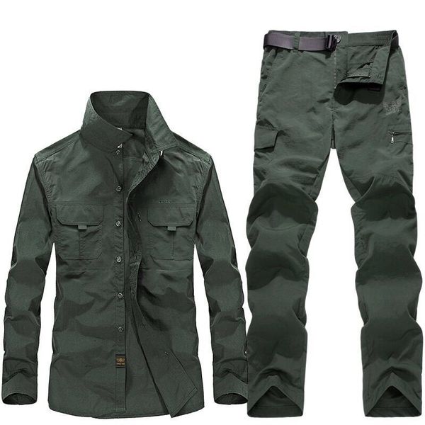 agent jeep men's outdoor quick-drying shirt male loose long sleeves large size thin waterproof tactical shirt casual tracksuit, Gray
agent jeep men's outdoor quick-drying shirt male loose long sleeves large size thin waterproof tactical shirt casual tracksuit, Gray