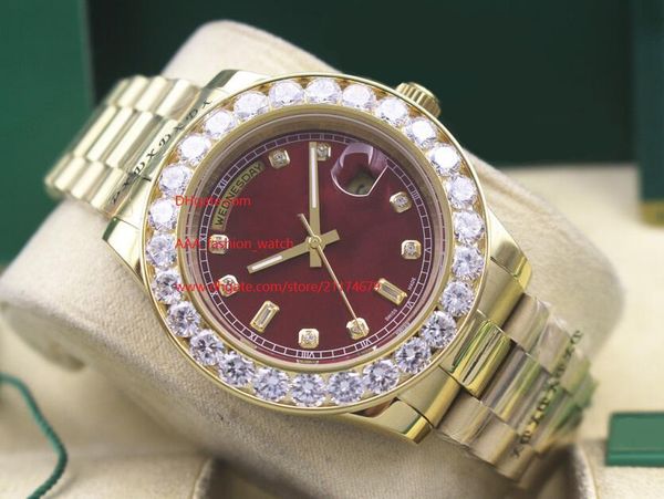 luxury wristwatches 18k yellow gold 41mm day-date classic series asia 2813 movement automatic mechanical mens watch watches, Slivery;brown
luxury wristwatches 18k yellow gold 41mm day-date classic series asia 2813 movement automatic mechanical mens watch watches, Slivery;brown