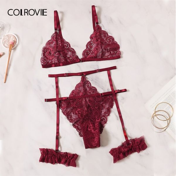 colrovie бургундия scalloped обрезка цветочные кружева подвязки sexy lingerie set 2019 wireless женщины intimates нижнее белье бюстгальтер и, Red;black
colrovie бургундия scalloped обрезка цветочные кружева подвязки sexy lingerie set 2019 wireless женщины intimates нижнее белье бюстгальтер и, Red;black