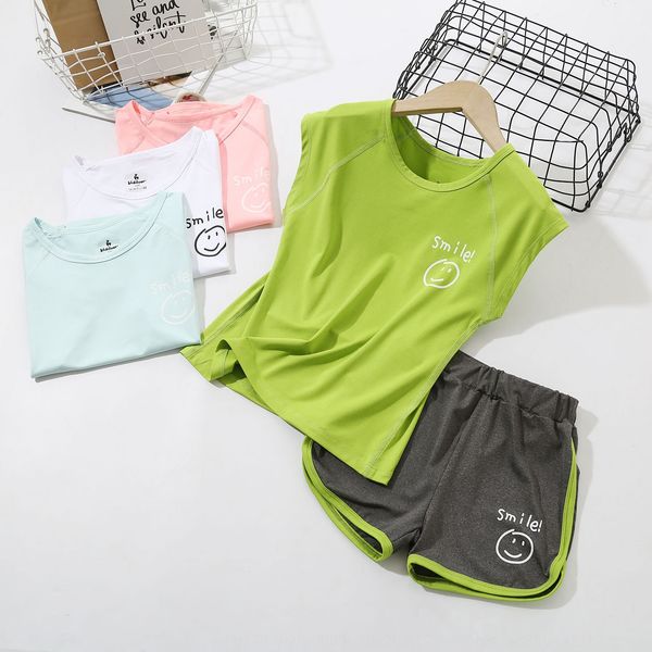 children's quick-drying t-shirt and shorts 2020 short-sleeved t-shirt two-piece suit children's and girls' sports shorts cart
children's quick-drying t-shirt and shorts 2020 short-sleeved t-shirt two-piece suit children's and girls' sports shorts cart