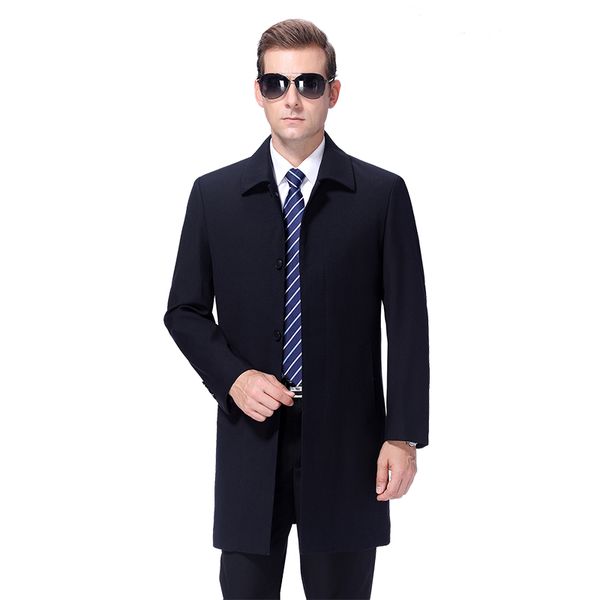 2020 men trench coat spring long coat men long jacket autumn coats windbreaker solid turn-dwon collar dark blue coats, Tan;black
2020 men trench coat spring long coat men long jacket autumn coats windbreaker solid turn-dwon collar dark blue coats, Tan;black