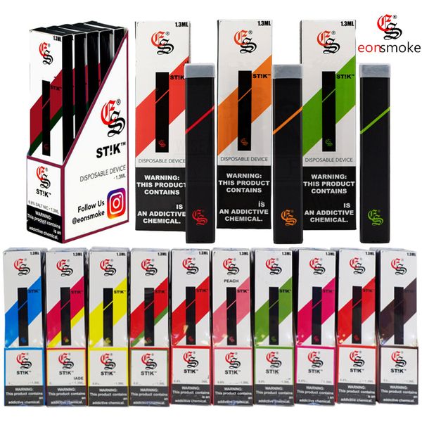 Новый St Eonsmoke!к устранимый прибор стик портативный Vape ручка стартовый комплект аккумулятор 280mah 1,3 мл картриджи поды 400Puffs e сигареты испарители пар
Новый St Eonsmoke!к устранимый прибор стик портативный Vape ручка стартовый комплект аккумулятор 280mah 1,3 мл картриджи поды 400Puffs e сигареты испарители пар