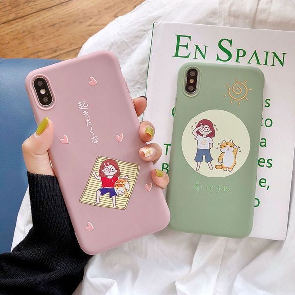 for iphone xs max xr phone case japanese girl and cat 6 7 8 x plus thick tpu frosted soft cell phone cases
for iphone xs max xr phone case japanese girl and cat 6 7 8 x plus thick tpu frosted soft cell phone cases