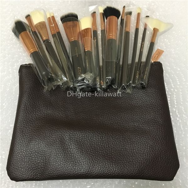 Brand makeup bru h et wooden handle 15 pc et foundation co metic bru h tool with leather bag
Brand makeup bru h et wooden handle 15 pc et foundation co metic bru h tool with leather bag