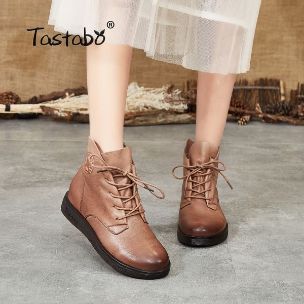 tastabo genuine leather women's nude boots vintage style women's boots sand black sd1972-1 comfortable soft bottom shoes
tastabo genuine leather women's nude boots vintage style women's boots sand black sd1972-1 comfortable soft bottom shoes