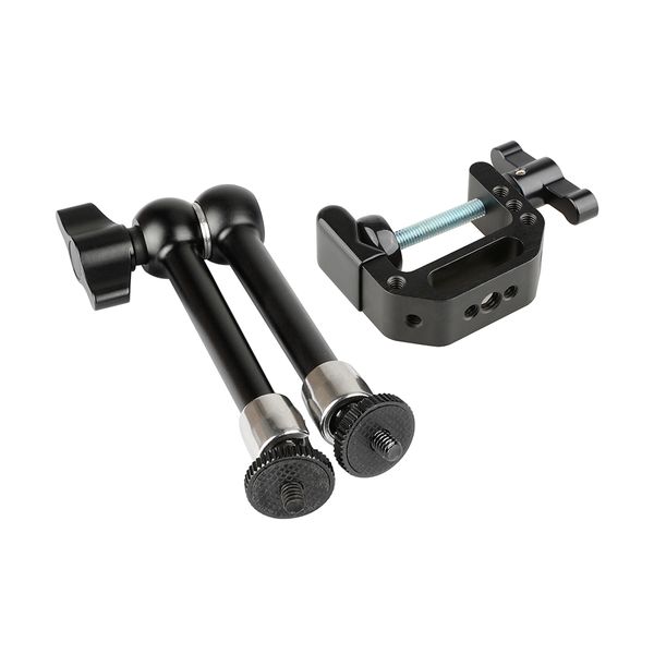 camvate all-purpose articulating magic arm matched with c clamp item code: c2145
