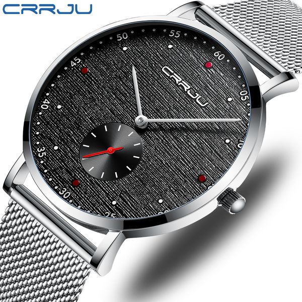 luxury brand crrju men watch classic business slim quartz watch stylish simple waterproof steel mesh clock relogio masculino, Slivery;brown
luxury brand crrju men watch classic business slim quartz watch stylish simple waterproof steel mesh clock relogio masculino, Slivery;brown
