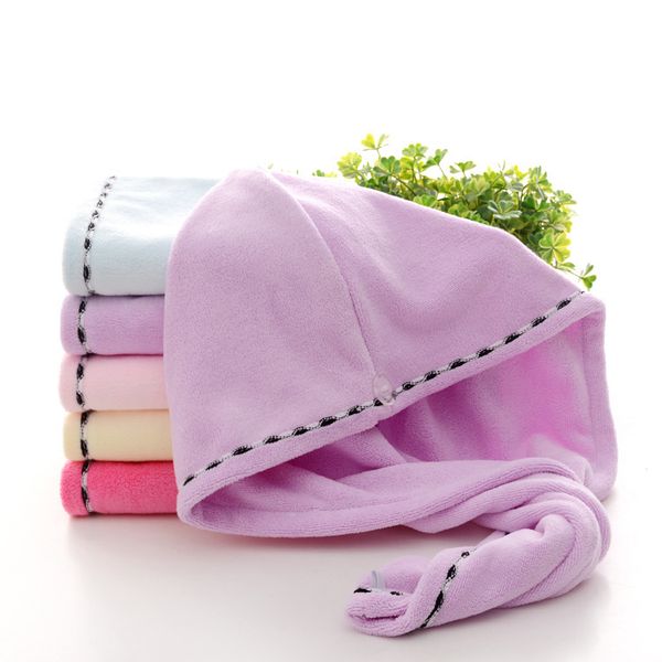 microfiber dry hair cap 25*69 cm thickening strong water absorption colorful edge shower cap hair towel (3 pcs
microfiber dry hair cap 25*69 cm thickening strong water absorption colorful edge shower cap hair towel (3 pcs