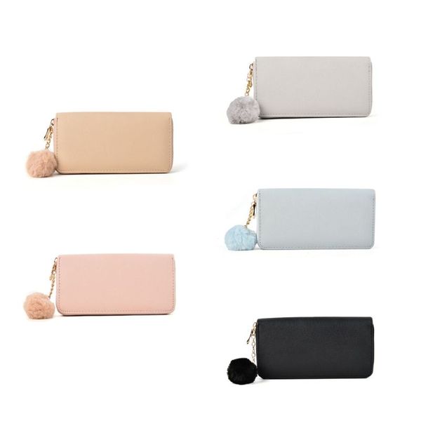 1pc women leather pompom clutch long wallet card holder phone pouch purse handbag hot
1pc women leather pompom clutch long wallet card holder phone pouch purse handbag hot