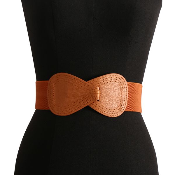 1pc fashion women's wide belt faux leather 2017 stretchy elastic solid casual waist belts waistband for ladies' dress, Black;brown
1pc fashion women's wide belt faux leather 2017 stretchy elastic solid casual waist belts waistband for ladies' dress, Black;brown