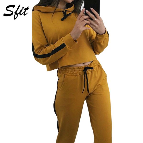 sfit 2 piece set women hoodies sweatshirt yoga set stripe tracksuit female casual patchwork fitness sportswear tracksuit, White;red
sfit 2 piece set women hoodies sweatshirt yoga set stripe tracksuit female casual patchwork fitness sportswear tracksuit, White;red