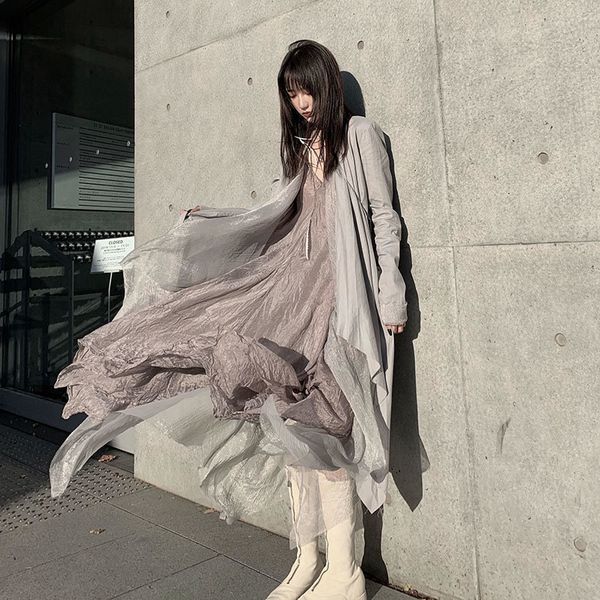 irregular lace trench fashion new 2020 spring pleated goddess fan casual v neck long minority full sleeve coat gcc3186, Tan;black
irregular lace trench fashion new 2020 spring pleated goddess fan casual v neck long minority full sleeve coat gcc3186, Tan;black