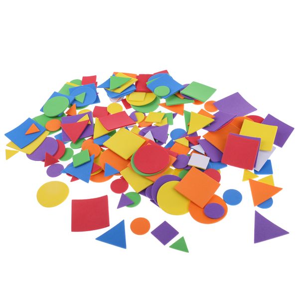 200 pieces foam craft eva geometry shaped stickers self-adhesive for diy foam stickers assorted colors
200 pieces foam craft eva geometry shaped stickers self-adhesive for diy foam stickers assorted colors