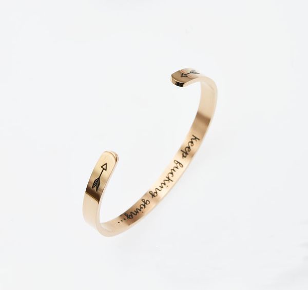 fashion accessories inspirational cuff bracelet stainless steel engraved friend gift, Black
fashion accessories inspirational cuff bracelet stainless steel engraved friend gift, Black
