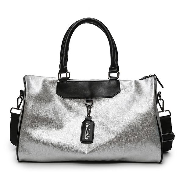 pu silver sports bag lady luggage bag in travel bags with tag duffel gym leather women yoga fitness sac de sport big
pu silver sports bag lady luggage bag in travel bags with tag duffel gym leather women yoga fitness sac de sport big