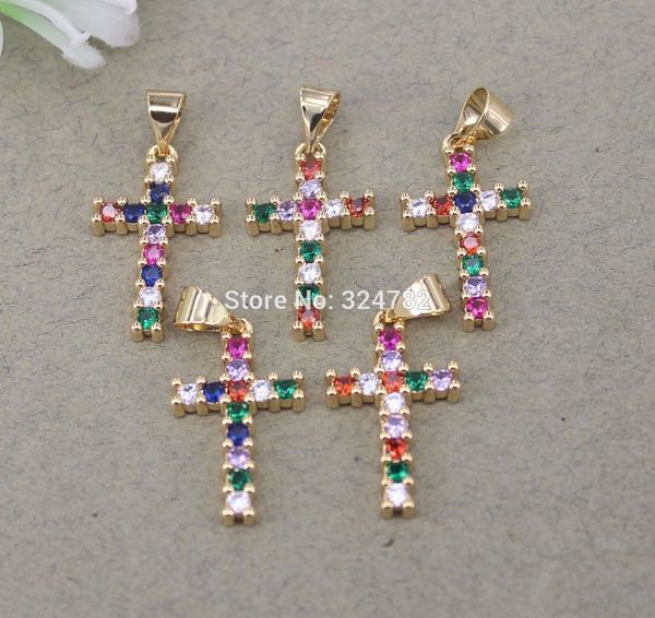 10pcs fashion micro pave cz cross charms,cz cross pendant for jewelry making, Bronze;silver
10pcs fashion micro pave cz cross charms,cz cross pendant for jewelry making, Bronze;silver