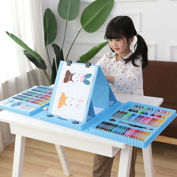208 pcs colorful crayons/oil pastels/markers/colored pencils/watercolor pigment painting set drawing graffiti pens
208 pcs colorful crayons/oil pastels/markers/colored pencils/watercolor pigment painting set drawing graffiti pens