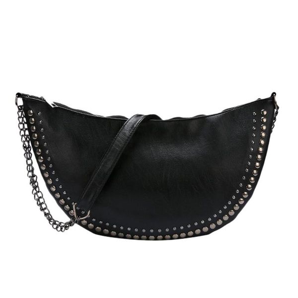 rivet shoulder bag soft pu leather chain crossbody retro large capacity handbags women's handbags travel beach bag #lr5
rivet shoulder bag soft pu leather chain crossbody retro large capacity handbags women's handbags travel beach bag #lr5