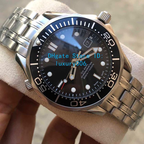 selling james bond 007 black dial limited edition watch professional chronometer mens sprots stainless steel automatic watch men's watc, Slivery;brown
selling james bond 007 black dial limited edition watch professional chronometer mens sprots stainless steel automatic watch men's watc, Slivery;brown