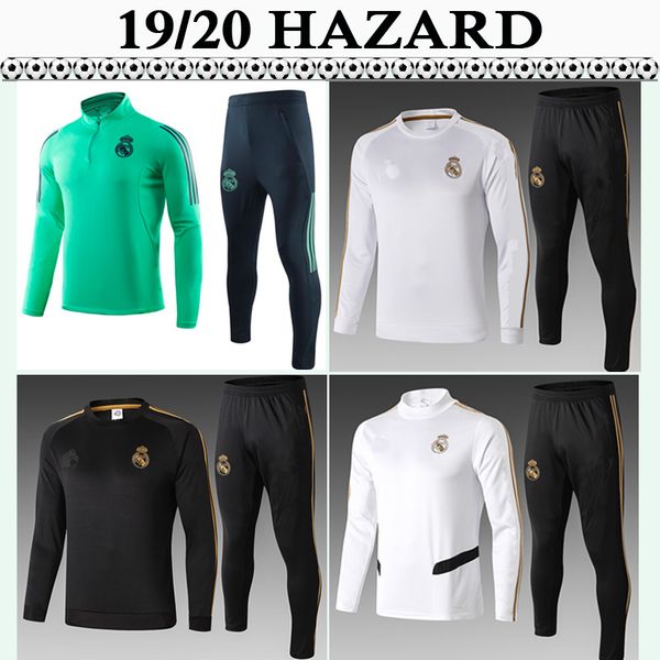 19 20 hazard training suit football jerseys real madrid sergiio ramos kroos mens tracksuit kit football shirts benzema marcelo isco pants, Black
19 20 hazard training suit football jerseys real madrid sergiio ramos kroos mens tracksuit kit football shirts benzema marcelo isco pants, Black