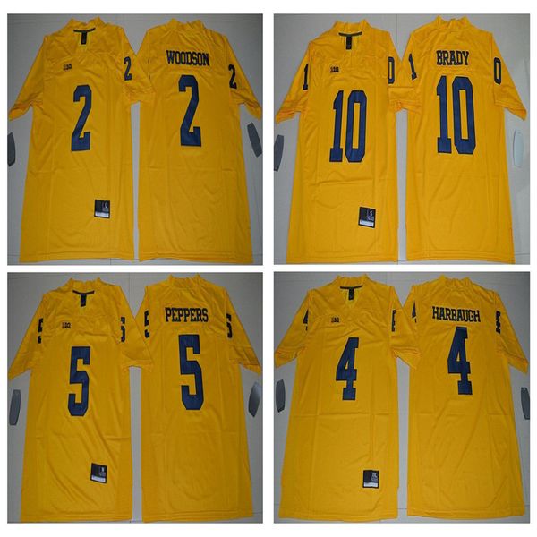 michigan wolverines charles woodson 2 abrill peppers 5 jim harbaugh 4 tom brady 10 men college football limited jersey yellow size s-3xl, Black
michigan wolverines charles woodson 2 abrill peppers 5 jim harbaugh 4 tom brady 10 men college football limited jersey yellow size s-3xl, Black
