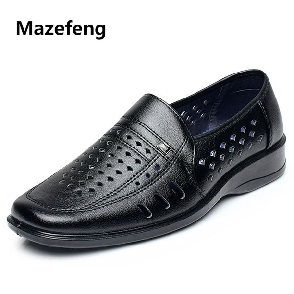 mazefeng 2020 fashion summer men leather casual shoes solid men hollowed out shoes breathable wear-resistant male slip-on, Black
mazefeng 2020 fashion summer men leather casual shoes solid men hollowed out shoes breathable wear-resistant male slip-on, Black