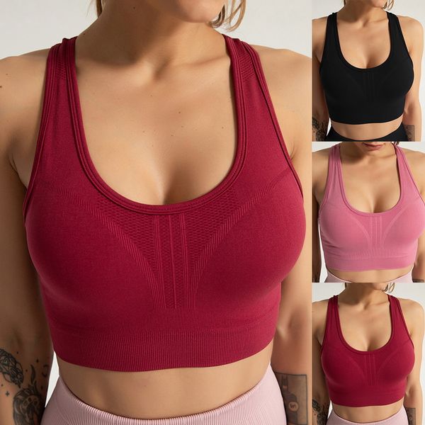 fitness back seamless vest bra for women gym running shockproof workout breathable sports underwear vest yoga suit, Black;blue
fitness back seamless vest bra for women gym running shockproof workout breathable sports underwear vest yoga suit, Black;blue