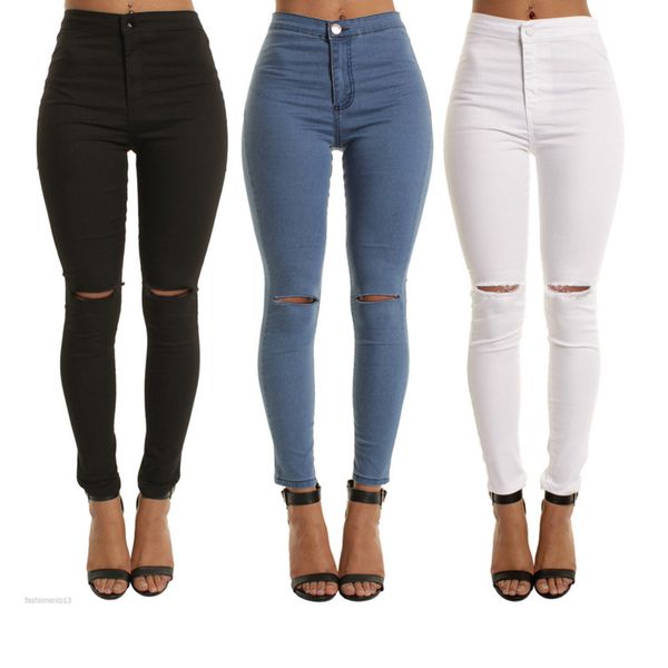 women's jeans spring/summer 2021 european and american stretch knee ripped of large size show skinny feet trousers for women, Blue
women's jeans spring/summer 2021 european and american stretch knee ripped of large size show skinny feet trousers for women, Blue