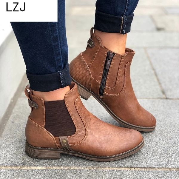 lzj new 2019 women boots autumn winter boots classic zipper snow ankle suede warm fur plush women shoes zipper ankle boot, Black
lzj new 2019 women boots autumn winter boots classic zipper snow ankle suede warm fur plush women shoes zipper ankle boot, Black