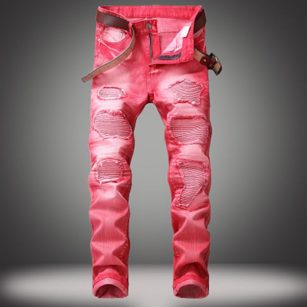 destroyed jeans for men mens designer jeans five-color pants ripped trousers quick sale multi-color motorcycle pants high quality, Blue
destroyed jeans for men mens designer jeans five-color pants ripped trousers quick sale multi-color motorcycle pants high quality, Blue