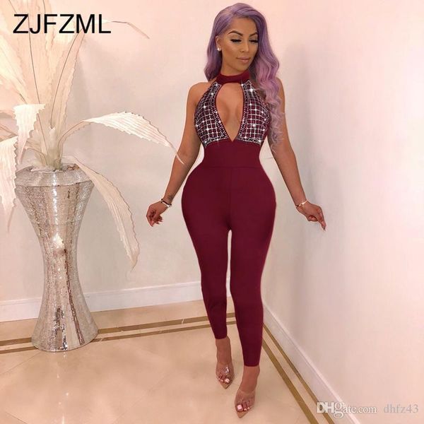 glitter rhinestones jumpsuits for women off the shoulder backless bodycon romper elegant hollow out one piece party overall, Black;white
glitter rhinestones jumpsuits for women off the shoulder backless bodycon romper elegant hollow out one piece party overall, Black;white