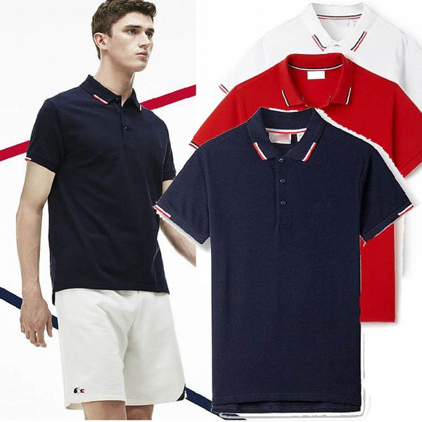 Embroidery Crocodile Emblem Luxury Design Designer Male Summer Turn-Down Collar Short Sleeves Polo Shirt Men Top Clothes Plus Size A1978
Embroidery Crocodile Emblem Luxury Design Designer Male Summer Turn-Down Collar Short Sleeves Polo Shirt Men Top Clothes Plus Size A1978