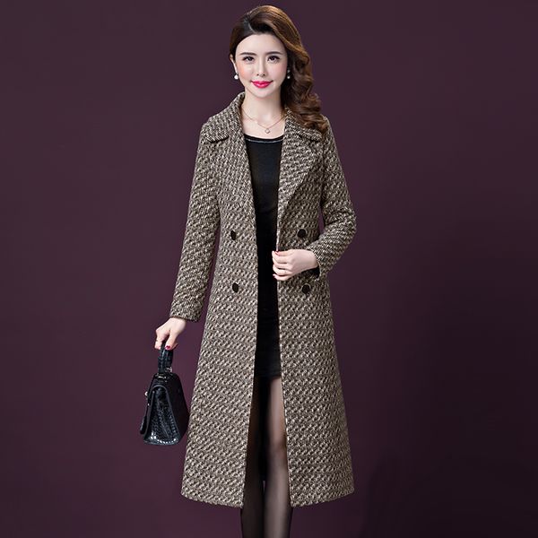 autumn winter clothes long coat women ms jacket grid women's cashmere coat big yards slim wool women 5xl 1953, Black
autumn winter clothes long coat women ms jacket grid women's cashmere coat big yards slim wool women 5xl 1953, Black
