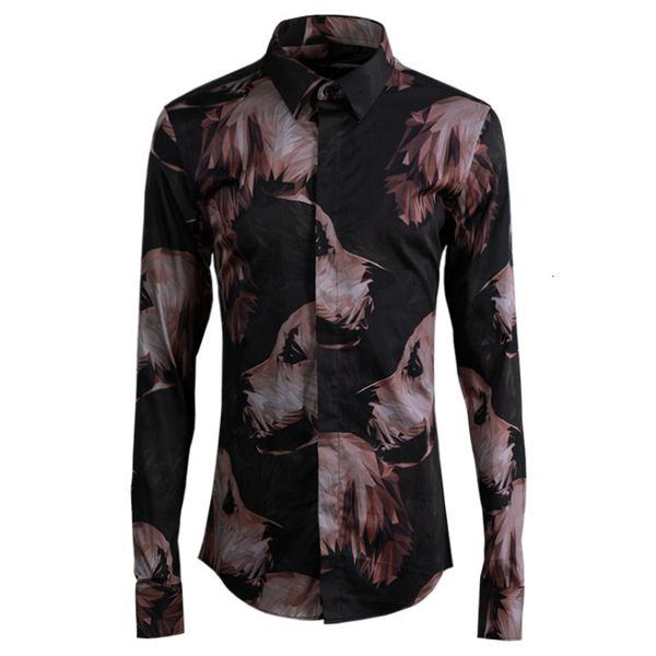 minlgu men shirt luxury cartoon pet printing mens dress shirt long sleeve social trend mens shirts casual slim fit 4xl, White;black
minlgu men shirt luxury cartoon pet printing mens dress shirt long sleeve social trend mens shirts casual slim fit 4xl, White;black