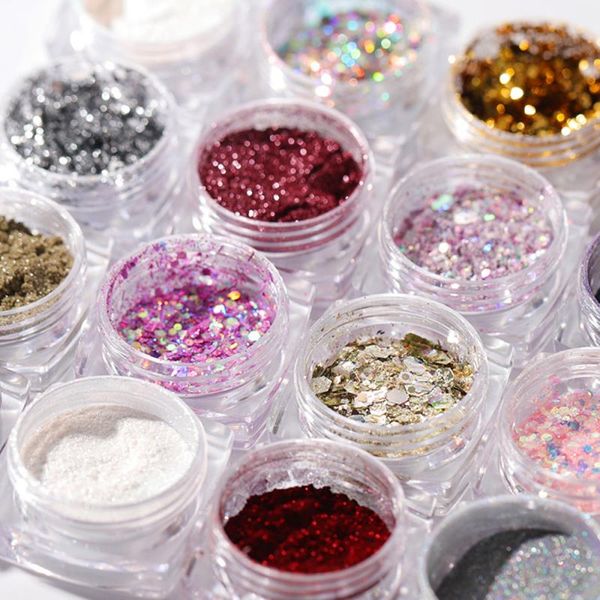 1 set of 6 boxes of 3d nail powder nail polish sequin magic powder mirror modified finger glitter glitter paint decoration, Silver;gold
1 set of 6 boxes of 3d nail powder nail polish sequin magic powder mirror modified finger glitter glitter paint decoration, Silver;gold