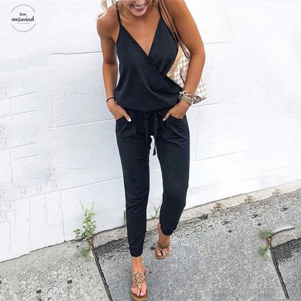 2019 v-neck summer women elegant jumpsuit romper deep black jumpsuit jumpsuit ladies party jumpsuits women rompers, Black;white
2019 v-neck summer women elegant jumpsuit romper deep black jumpsuit jumpsuit ladies party jumpsuits women rompers, Black;white