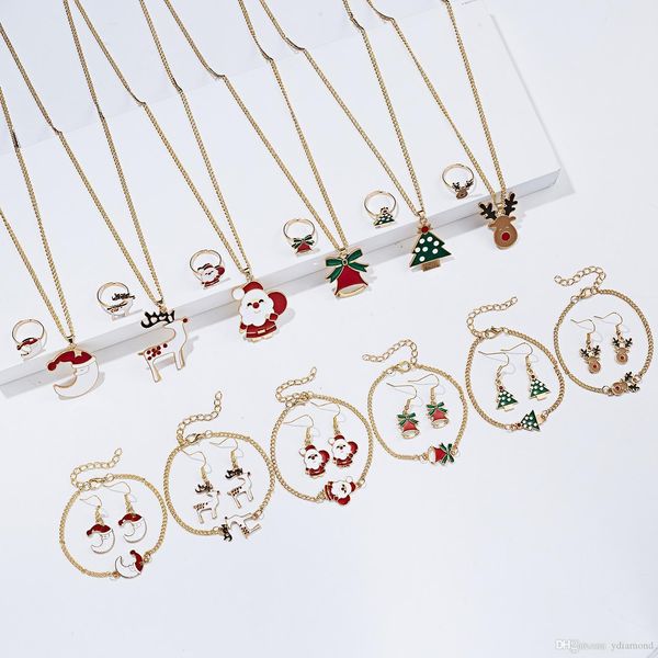 christmas day jewelry sets cute christmas tree women four pieces set necklace ring bracelet earring for women, Silver
christmas day jewelry sets cute christmas tree women four pieces set necklace ring bracelet earring for women, Silver