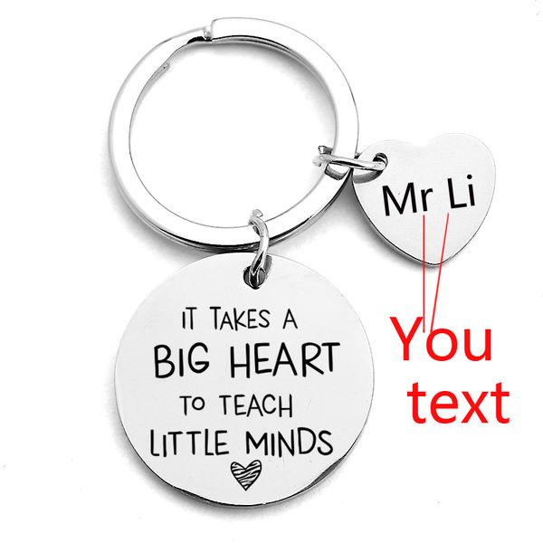 custom laser engrave keychain teacher appreciation gifts graduation gift for teacher stainless steel keychain teacher's day gift, Silver
custom laser engrave keychain teacher appreciation gifts graduation gift for teacher stainless steel keychain teacher's day gift, Silver
