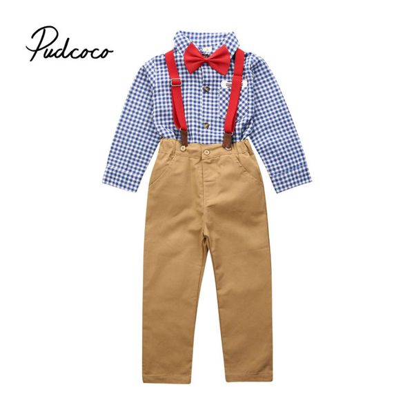 baby boy clothes long sleeve children baby sets infant clothing party gentleman suit plaid shirt+bow tie+suspender trouser, White
baby boy clothes long sleeve children baby sets infant clothing party gentleman suit plaid shirt+bow tie+suspender trouser, White
