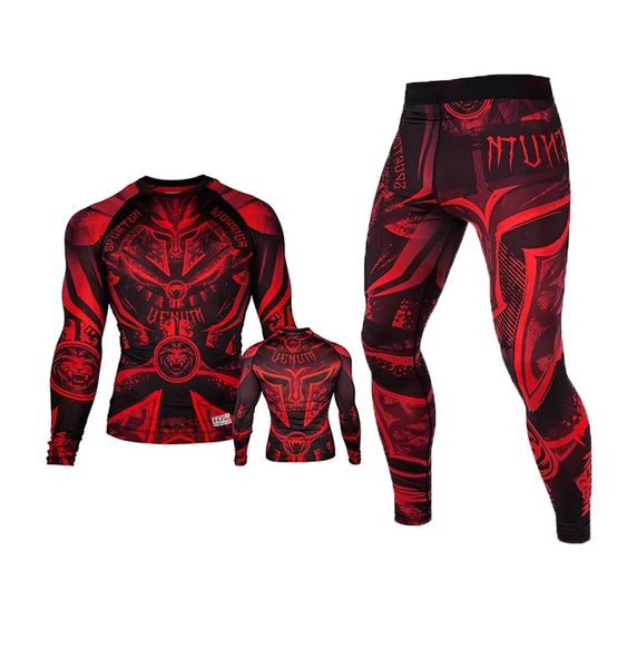 men sport suit compression t-shirt gym fitness running jogging training muay thai kit rashguard man jiu jitsu bjj boxing set, White;black
men sport suit compression t-shirt gym fitness running jogging training muay thai kit rashguard man jiu jitsu bjj boxing set, White;black