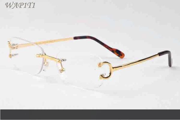 brand designer sunglasses for men buffalo horn glasses women luxury rimless sun glasses frame clear lenses silver gold metal eyewear, White;black
brand designer sunglasses for men buffalo horn glasses women luxury rimless sun glasses frame clear lenses silver gold metal eyewear, White;black
