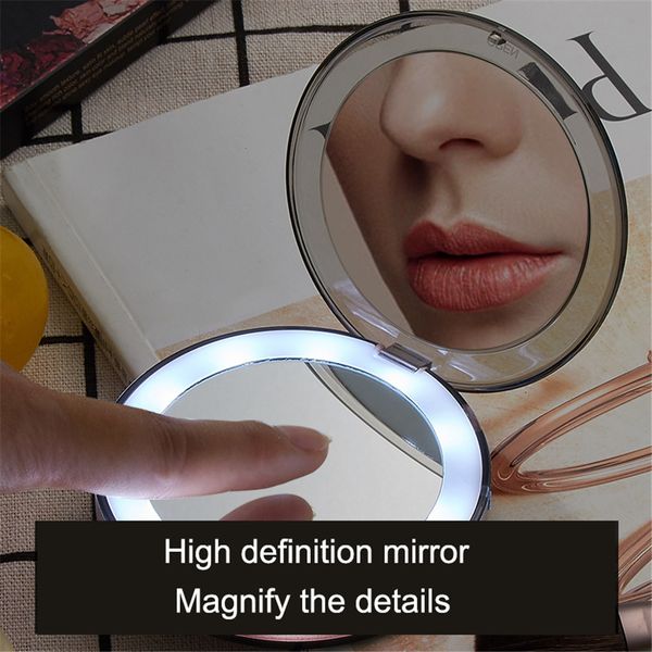 new arrival led lighted mini makeup mirror 3x magnifying compact travel portable sensing lighting makeup mirror
new arrival led lighted mini makeup mirror 3x magnifying compact travel portable sensing lighting makeup mirror