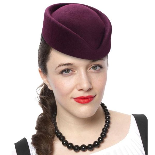 women wool pillbox fascinator hat feamale stewardess hats etiquette cap plain fedoras cap women beret hat formal lady a040, Blue;gray
women wool pillbox fascinator hat feamale stewardess hats etiquette cap plain fedoras cap women beret hat formal lady a040, Blue;gray