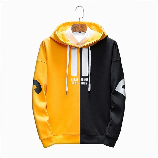 autumn hoodie men's new style korean-style men contrast color joint couples hooded coat students coat fashion hoodie, Black
autumn hoodie men's new style korean-style men contrast color joint couples hooded coat students coat fashion hoodie, Black