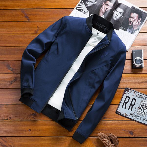 2019 spring new men's jacket korean version of the trend of embroidery slim handsome casual thin jacket m-3xl, Black;brown
2019 spring new men's jacket korean version of the trend of embroidery slim handsome casual thin jacket m-3xl, Black;brown