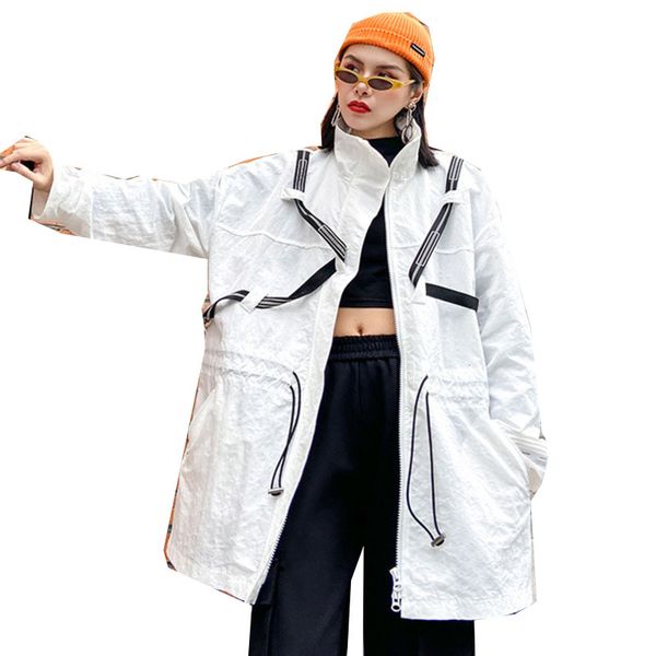 qing mo black white women plus size coat 2020 new women casual solid coat female adjustable waist zqy3110, Tan;black
qing mo black white women plus size coat 2020 new women casual solid coat female adjustable waist zqy3110, Tan;black