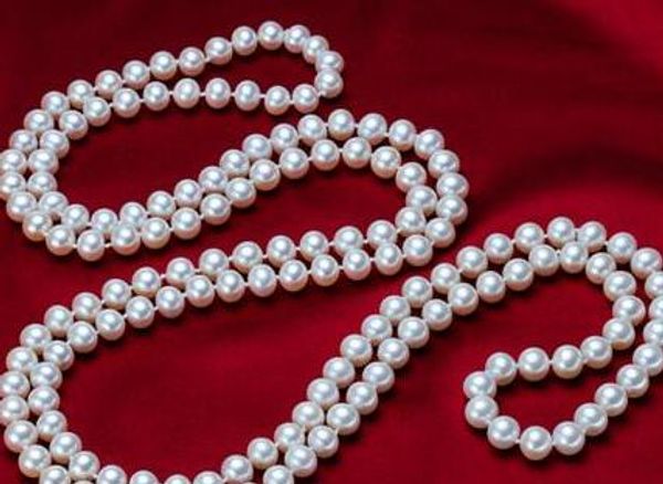 >>>> noble classic south sea jewelry around 9-10mm white pearl necklace 50 inch 14k necklace, Silver
>>>> noble classic south sea jewelry around 9-10mm white pearl necklace 50 inch 14k necklace, Silver