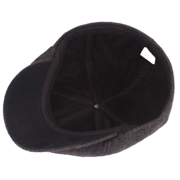 men's newspaper hat striped octagonal cap beret casual driving hat winter outdoor warm hat, Blue;gray
men's newspaper hat striped octagonal cap beret casual driving hat winter outdoor warm hat, Blue;gray